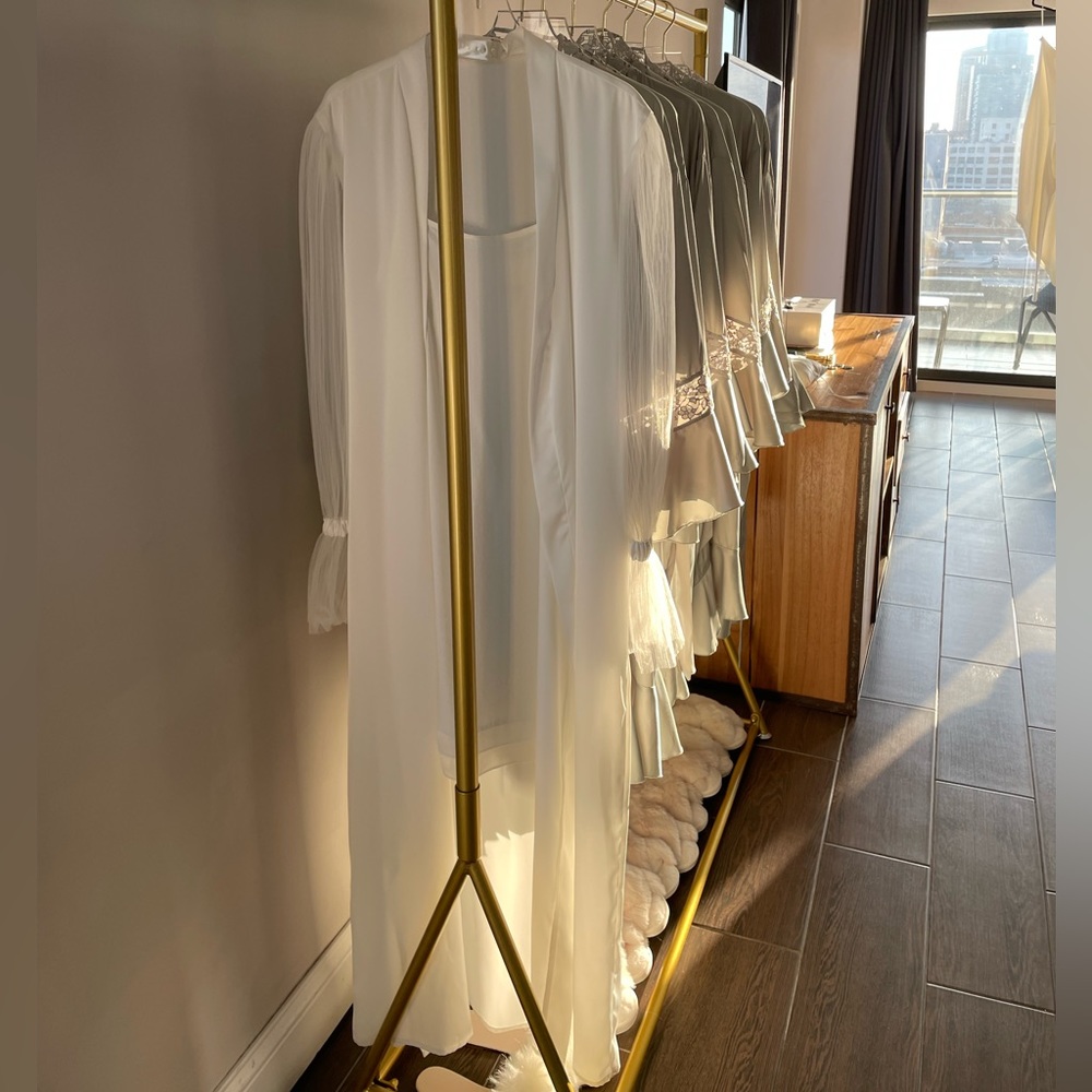 White Bridal Robe - Picture 6 of 6